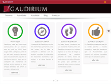 Tablet Screenshot of gaudirium.com